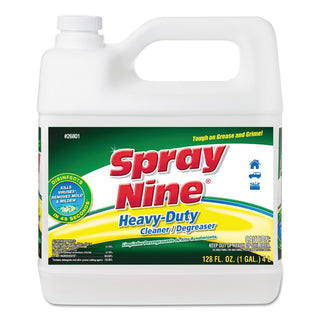 Spray Nine® Heavy Duty Cleaner/Degreaser/Disinfectant, Citrus Scent, 1 gal Bottle (ITW268014) (PTX26801)