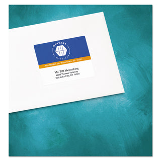 Avery® Vibrant Laser Color-Print Labels w/ Sure Feed, 3 x 3 3/4, White, 150/PK (AVE6874)