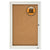 Quartet® Enclosed Bulletin Board, Natural Cork/Fiberboard, 24 x 36, Silver Aluminum Frame (QRT2363)