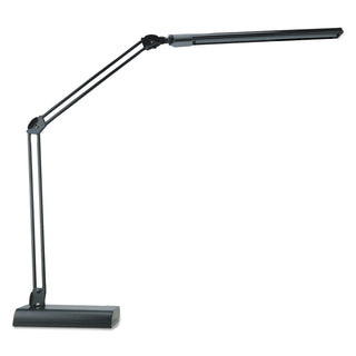 Alera® Adjustable LED Desk Lamp, 3.25"w x 6"d x 21.5"h, Black (ALELED908B)