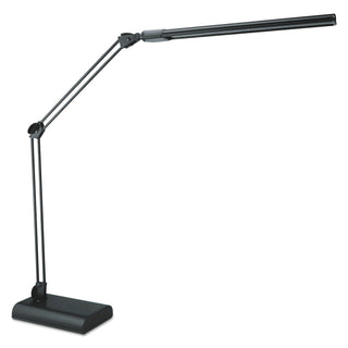 Alera® Adjustable LED Desk Lamp, 3.25"w x 6"d x 21.5"h, Black (ALELED908B)