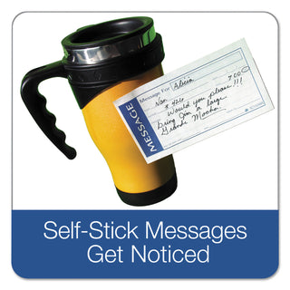 Adams® Write 'n Stick Phone Message Pad, 2 3/4 x 4 3/4, Two-Part Carbonless, 200 Forms (ABFSC1153WS)