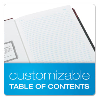 Boorum & Pease® Columnar Accounting Book, Record Rule, Black Cover, 150 Pages, 8 1/8 x 10 3/8 (ESS21150R)