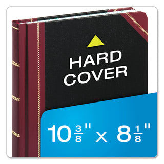 Boorum & Pease® Columnar Accounting Book, Record Rule, Black Cover, 300 Pages, 8 1/8 x 10 3/8 (ESS21300R)