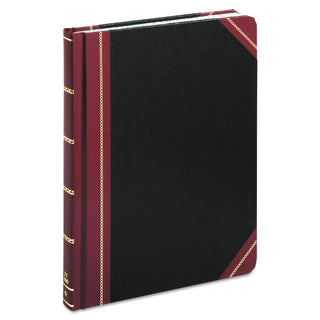 Boorum & Pease® Columnar Accounting Book, Record Rule, Black Cover, 300 Pages, 8 1/8 x 10 3/8 (ESS21300R)
