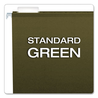 Pendaflex® Reinforced Hanging File Folders, Letter Size, 1/5-Cut Tab, Standard Green, 25/Box (ESS415215)
