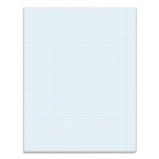 TOPS™ Quadrille Pads, Quadrille Rule (8 sq/in), 50 White 8.5 x 11 Sheets (TOP33081)