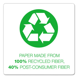 TOPS™ Second Nature Single Subject Wirebound Notebooks, Narrow Rule, Green Cover, 8 x 5, 80 Sheets (TOP74108)