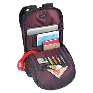 SOLO® Draft Backpack, 6.25" x 18.12" x 18.12", Nylon, Black (USLVAR7014)