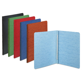 ACCO Presstex Report Cover, Side Bound, Prong Clip, Letter, 3" Cap, Light Blue (ACC25072)