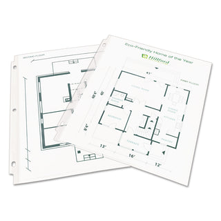 Avery® Top-Load Recycled Polypropylene Sheet Protector, Semi-Clear, 100/Box (AVE75537)