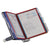 Durable® SHERPA Desk Reference System, 10 Panels, 10 x 5 5/8 x 13 7/8, Assorted Borders (DBL554200)