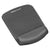 Fellowes® PlushTouch Mouse Pad with Wrist Rest, 7.25 x 9.37, Graphite (3328989)