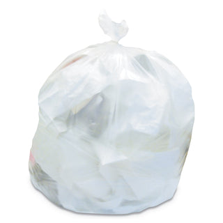 Heritage Linear Low-Density Can Liners, 60 gal, 2 mil, 38" x 58", Clear, 100/Carton (HERH7658QC)