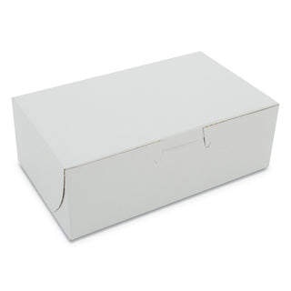 SCT® White One-Piece Non-Window Bakery Boxes, 6.25 x 3.75 x 2.13, White, Paper, 250/Bundle (SCH0911)