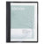 ACCO Vinyl Report Cover, Prong Clip, Ltr, 1/2"Capacity, Clear Cover/Black Back, 10/PK (ACC26101)