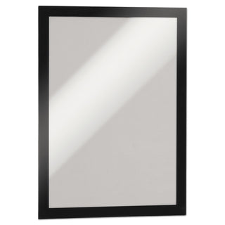 Durable® DURAFRAME Sign Holder, 8 1/2 x 11, Black Frame, 2 per Pack (DBL476801)
