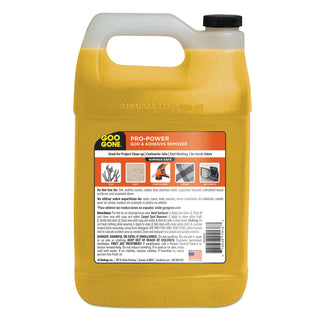 Goo Gone® Pro-Power Cleaner, Citrus Scent, 1 gal Bottle, 4/Carton (WMN2085CT)