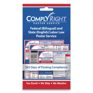 ComplyRight® Labor Law Poster Service, "State Labor Law", 4w x 7h (TFPCRPS02)