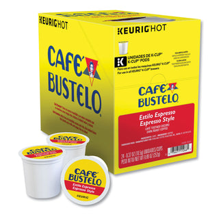 Cafe Bustelo® Espresso Style K-Cups, 24/Box (GMT6106)
