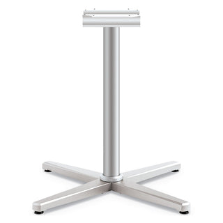 HON® Arrange X-Leg Base for 42-48" Tops, 32w x 32d x 28h, Silver (HONCT29LXPR8)
