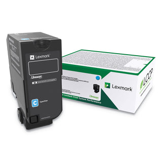 Lexmark™ 84C0HCG (CX725) Unison High-Yield Toner, 16000 Page-Yield, Cyan (LEX84C0HCG)