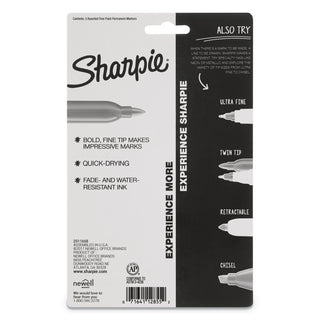 Sharpie® Cosmic Color Permanent Markers, Medium Bullet Tip, Assorted Colors, 5/Pack (SAN2010953)