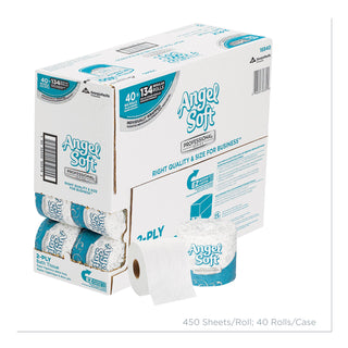 Georgia Pacific® Professional Angel Soft ps Premium Bathroom Tissue, 450 Sheets/Roll, 40 Rolls/Carton (GEP16840)
