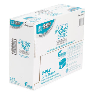 Georgia Pacific® Professional Angel Soft ps Premium Bathroom Tissue, 450 Sheets/Roll, 40 Rolls/Carton (GEP16840)
