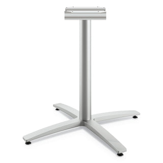 HON® Between Seated-Height X-Base for 30"-36" Table Tops, Silver (HONBTX30SPR8)