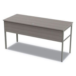 Linea Italia® Urban Desk Workstation, 59w x 23.75d x 29.5h, Ash (LITUR601ASH)