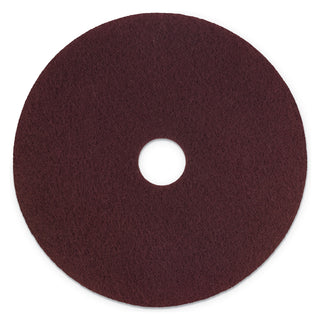 Scotch-Brite® Surface Preparation Pad Plus, 20" Diameter, Maroon, 5/Carton (MMMSPPP20)