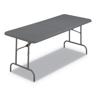 Iceberg IndestrucTables Too 1200 Series Folding Table, 30w x 72d x 29h, Charcoal (ICE65467)