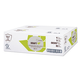 Papernet® Heavenly Soft Paper Towel, 7.8" x 800 ft, Brown, 6 Rolls/Carton (SOD410101)