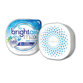 BRIGHT Air® Max Odor Eliminator Air Freshener, Cool and Clean, 8 oz, 6/Carton (BRI900437)