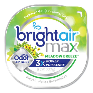 BRIGHT Air® Max Odor Eliminator Air Freshener, Meadow Breeze, 8 oz (BRI900438EA) (BRI900438EA)