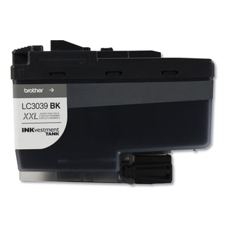 Brother LC3039BK INKvestment Ultra High-Yield Ink, 6000 Page-Yield, Black (BRTLC3039BK)