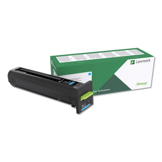 Lexmark™ 72K1XC0 (CS820) Return Program Extra High-Yield Toner, Cyan (LEX72K1XC0)