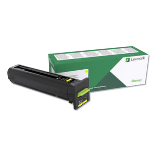 Lexmark™ 72K1XY0 (CS820) Return Program Extra High-Yield Toner, Yellow (LEX72K1XY0)