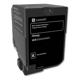 Lexmark™ 74C10K0 (CS720/CS725/CX725) Return Program Toner, Black (LEX74C10K0)