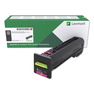 Lexmark™ 82K1HM0 (CX82x/CX860) Return Program High-Yield Toner, Magenta (LEX82K1HM0)