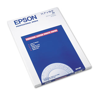 Epson® Ultra Premium Photo Paper, 10 mil, 11.75 x 16.5, Luster White, 50/Pack (EPSS041406) (EPSS041406)