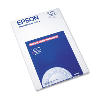Epson® Ultra Premium Photo Paper, 10 mil, 13 x 19, Luster White, 50/Pack (EPSS041407)