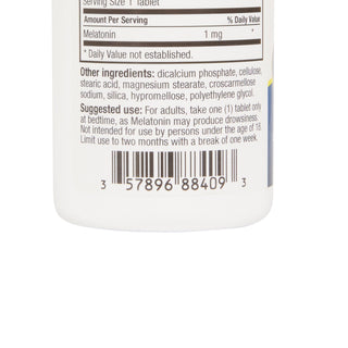 McKesson Brand Natural Sleep Aid 90 per Bottle Tablet 1 mg Strength (972127_BT)
