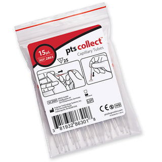Capillary Blood Collection Tube Plain 15 µL Without Closure Glass Tube (957810_BG)