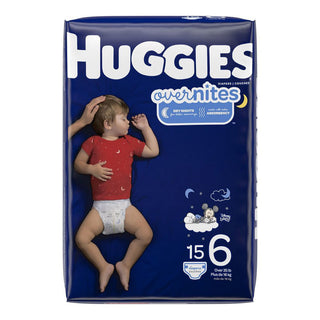 Huggies® Overnites Unisex Baby Diaper Size 6 Disposable Heavy Absorbency (1128666_PK)