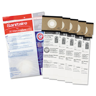 Sanitaire® SD Premium Allergen Vacuum Bags for SC9100 Series, 50/Case (EUK63262B10CT)