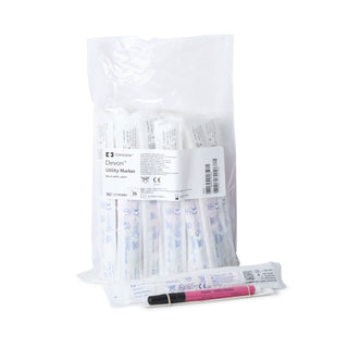 Devon™ Medical Utility Marker with Labels Permanent Black Ink Sterile Full Size Fine Tip (184747_EA)
