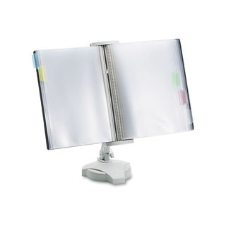 Fellowes® Reference Rack, Plastic, Letter, 10 Pockets, Platinum (FEL22300)