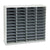 Fellowes® Literature Organizer, 48 Letter Compartments, 38.25 x 11.88 x 34.69, Dove Gray (FEL25081)